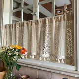 Rideaux macramé brise-bise