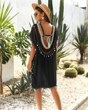 Robe en macramé