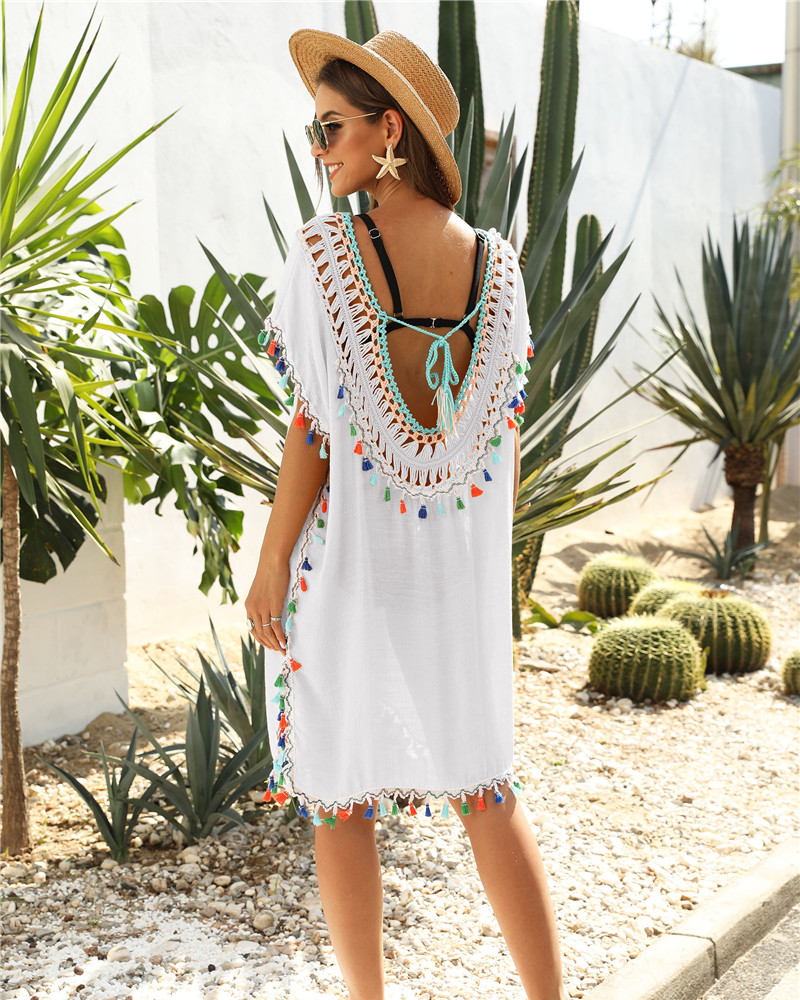 Robe en macramé