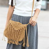 Sac bandoulière macramé
