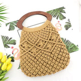 Sac crochet en macramé