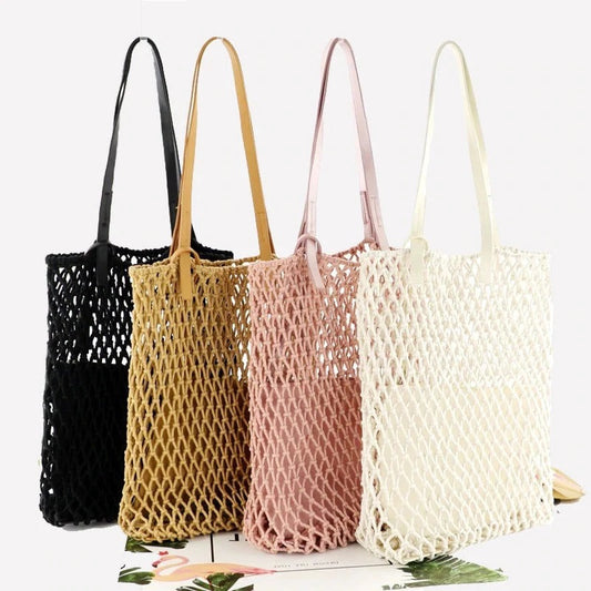 Sac cabas en macramé