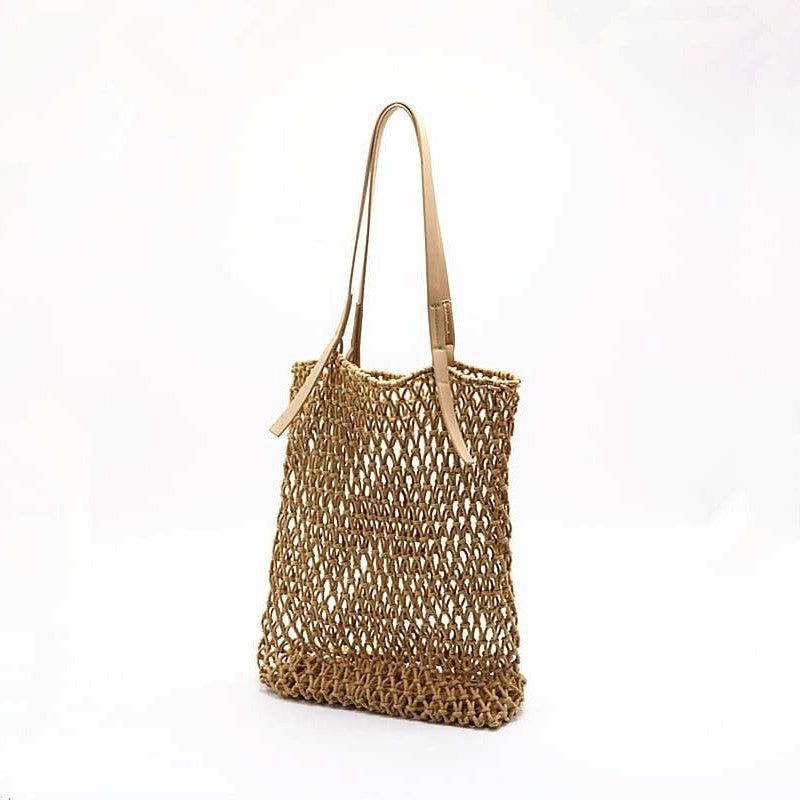 Sac cabas en macramé