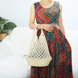 Sac de plage macramé