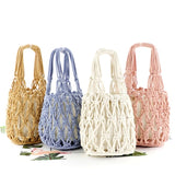 Sac en corde macramé