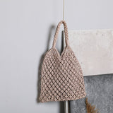 Sac filet en macramé