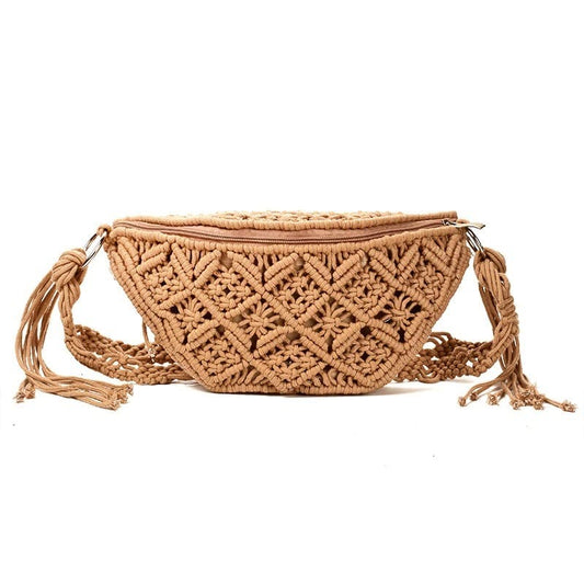 Sacoche en macramé