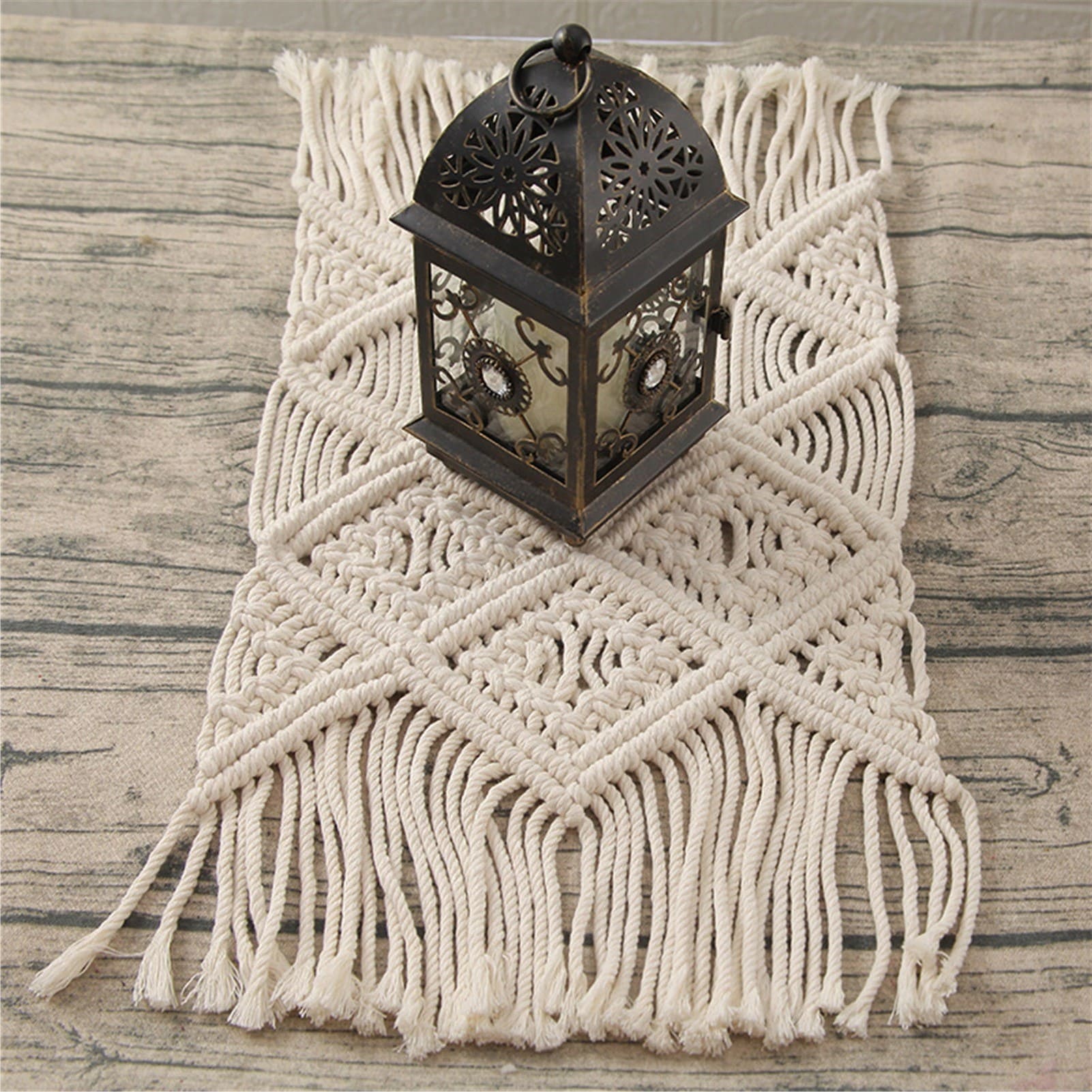 Set de table bohème macramé