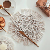 Set de table rond macramé