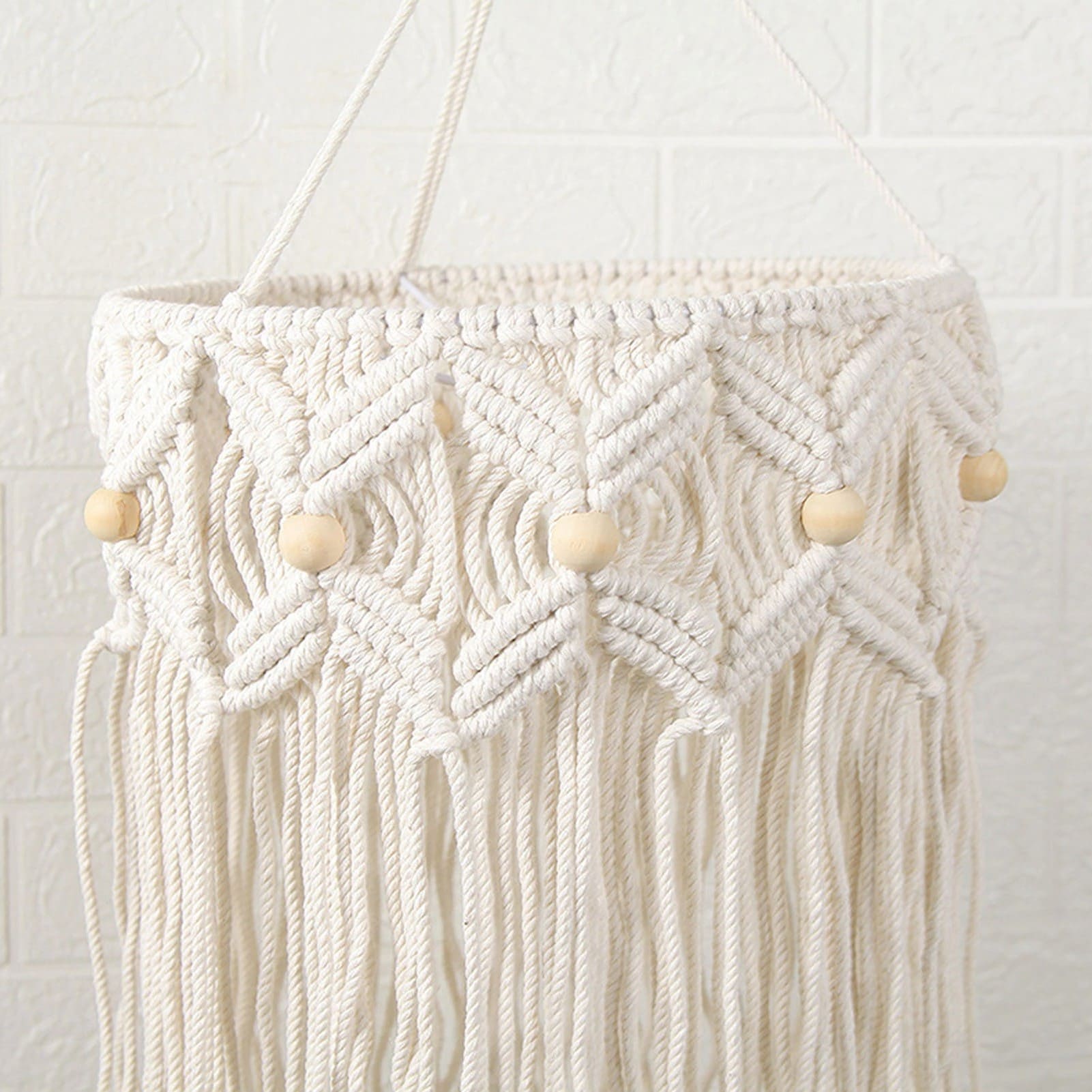 Suspension bohème en macramé