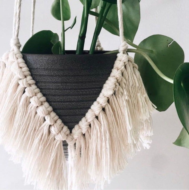 Suspension boho macramé