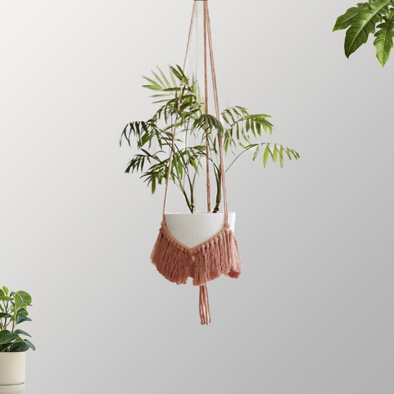 Suspension boho macramé