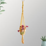 Suspension couleur plante macramé