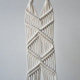 Suspension fleur macramé