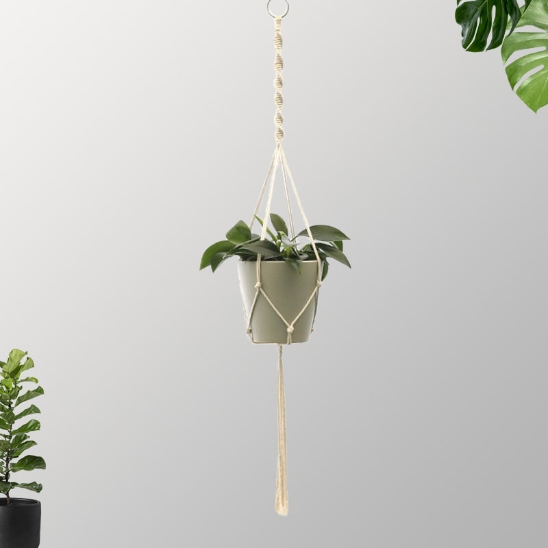 Suspension macramé cuisine