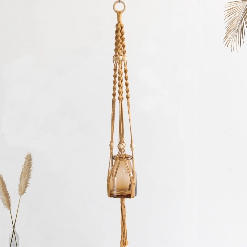 Suspension macramé vintage