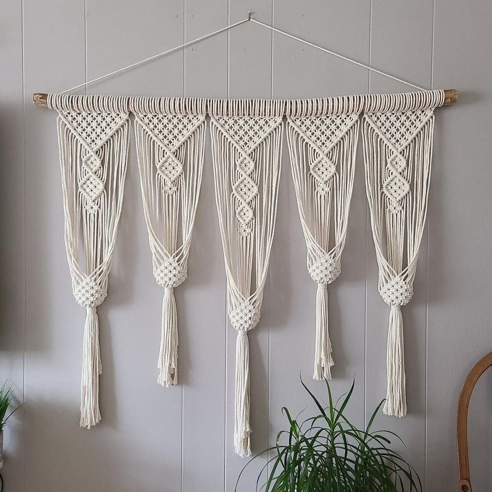 Suspension multiple macramé