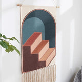 Tapisserie murale macramé