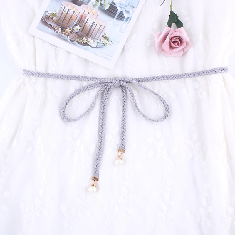 Ceinture macramé perle