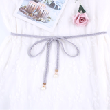 Ceinture macramé perle