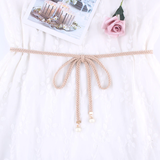 Ceinture macramé perle