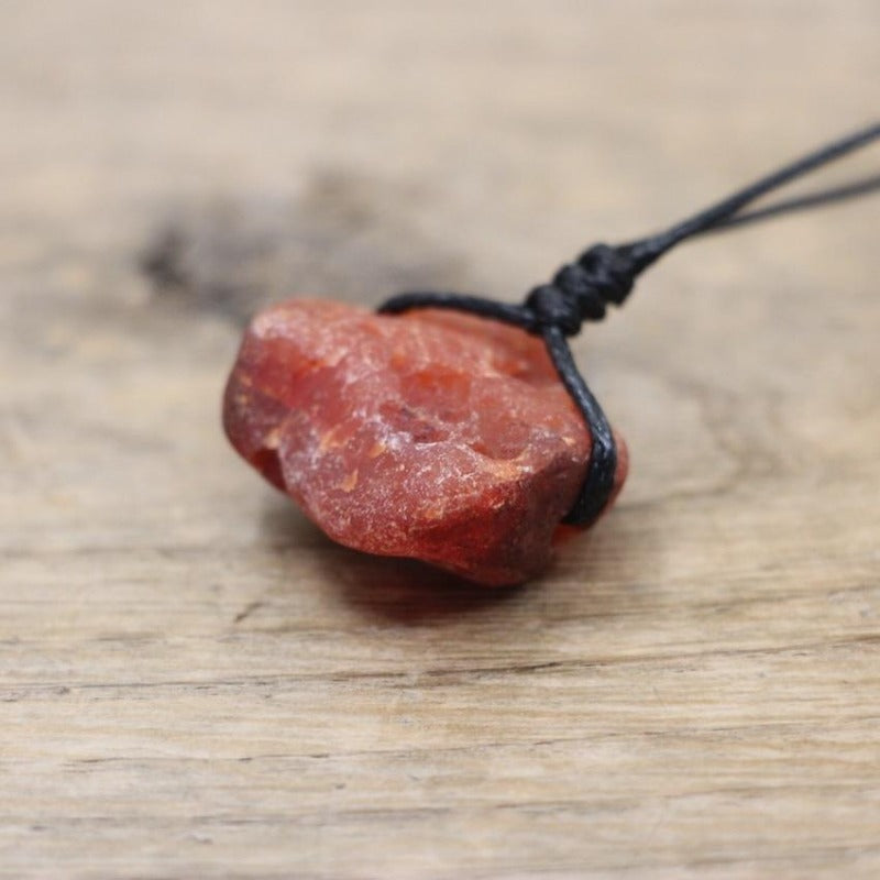 Collier micro macramé