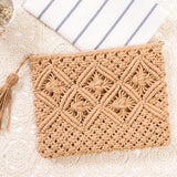 Pochette en macramé